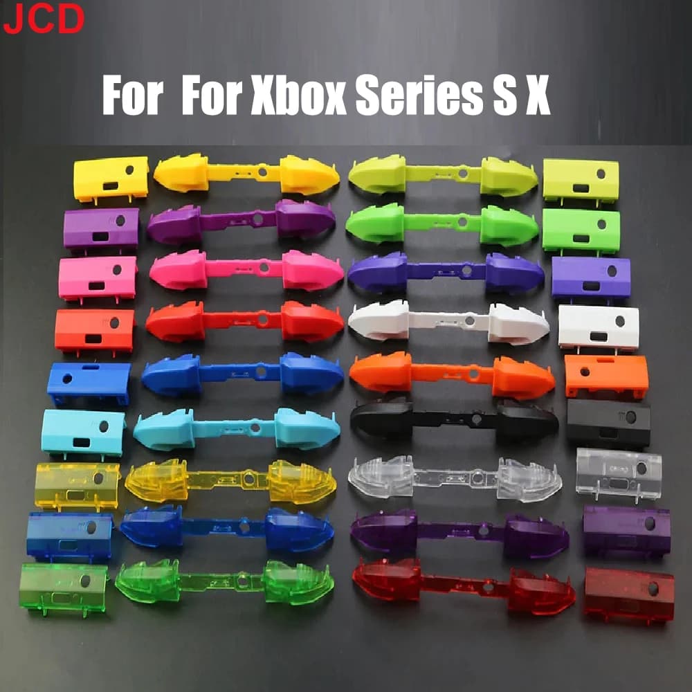 JCD 1set per Controller XBox Series X S RB LB paraurti RT LT pulsante di attivazione Kit Mod supporto per barra centrale parti di riparazione di ricambio
