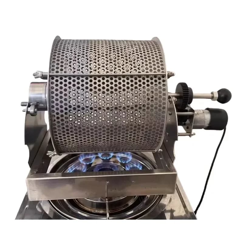 Electric Stainless Steel Roaster for Coffee Beans Nuts Grains Home Use