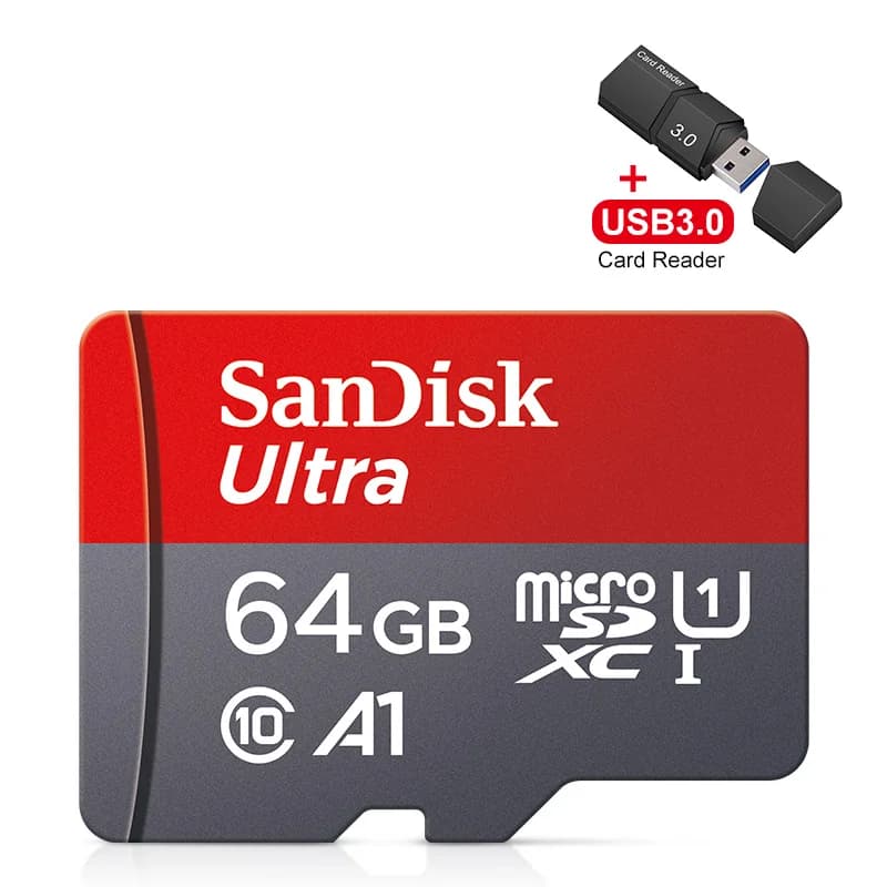 Scheda di memoria TF/SD Card 32GB 64GB scheda MicroSD 256GB 120 M/S A1 U1 Microsd Class10 UHS-1 Flash Ultra 128GB per lettore PC USB3.0