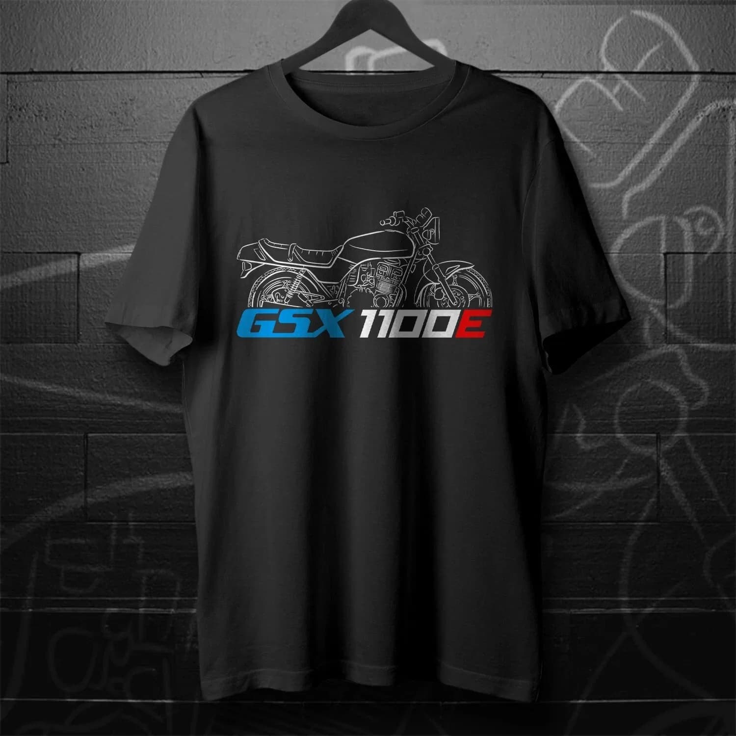 Nuova maglietta da moto GSX1100 _E_S_ES_EF_F_G_L_Katana - T-shirt in cotone per ciclismo quotidiano, adatta sia per uomo che per donna