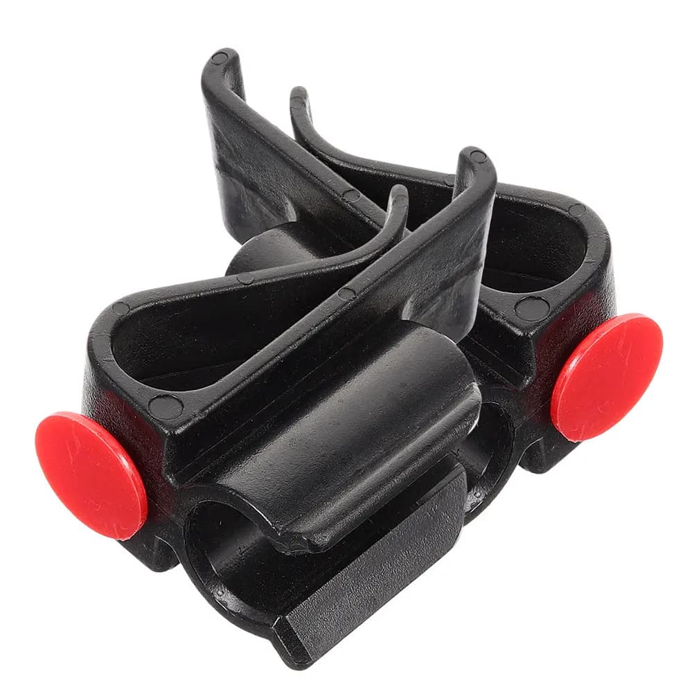 2 Pezzi Clip Fissaggio Mazze da Golf Girevole Pieghevole, Morsetto Porta Putter, Organizzazione Sicura per Sacca da Golf, Strumento Riparazione Divot