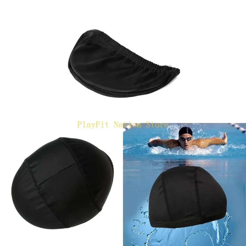 242f uomini donne donne resistenti in poliestere sportivo in poliestere da bagno da nuoto cappello da bagno unisex