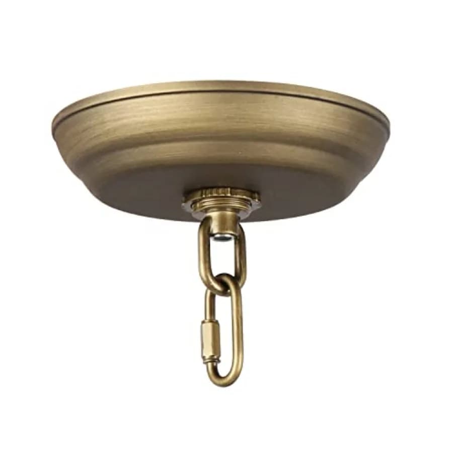 5" Standard Light Canopy Kit with Maximum Fixture Weight of 40 Pounds Metal Ceiling Plate for Chandelier Pendant Lighting Flowe