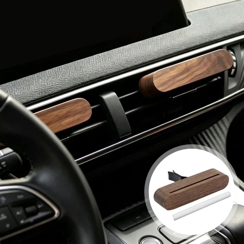 Wood Car Air Freshener Vent Clips Long Lasting Essential Oil Diffuser Upgrades for A Luxurious Driving Experience