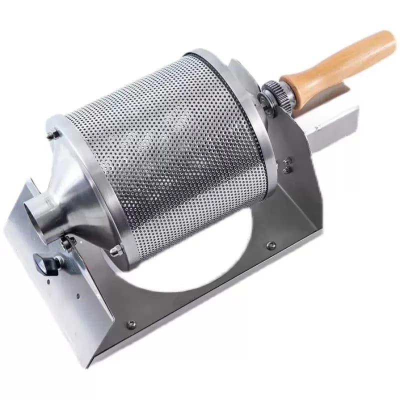 Coffee bean dryer Coffee bean automatic roaster Small high temperature resistant quartz glass drum