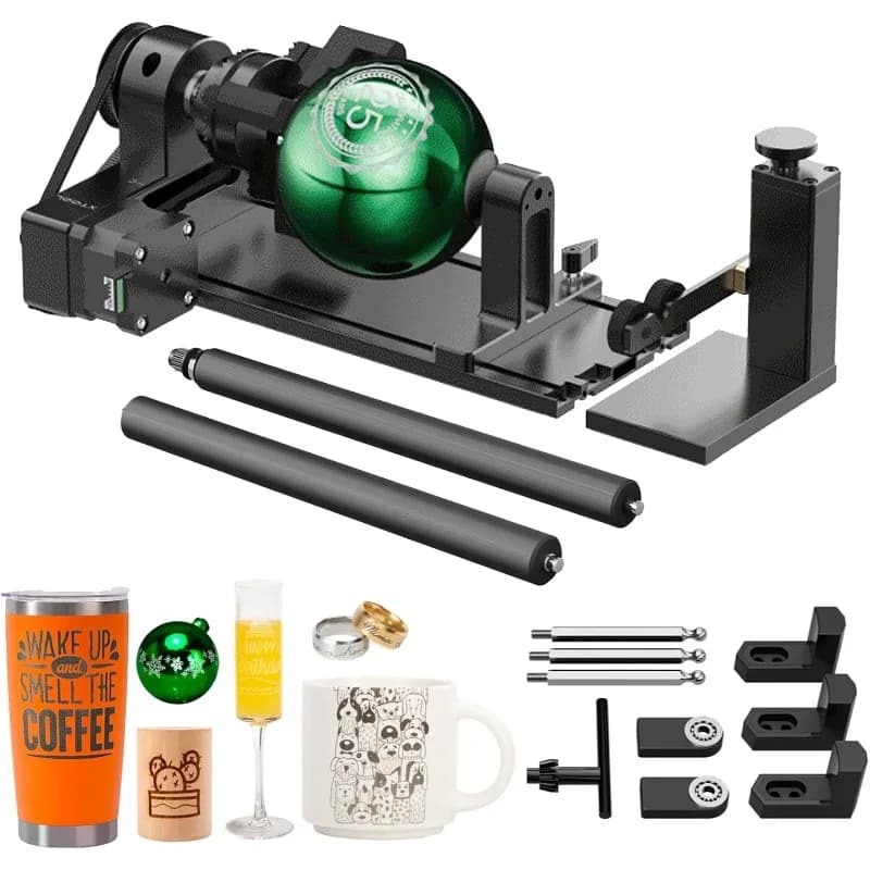 NEW POPULARRA2 Pro For XTool S1, F1, F1 Ultra, P2, M1 Ultra E Most Laser Engraver (Must With Riser), Y Axis Rotating Roller
