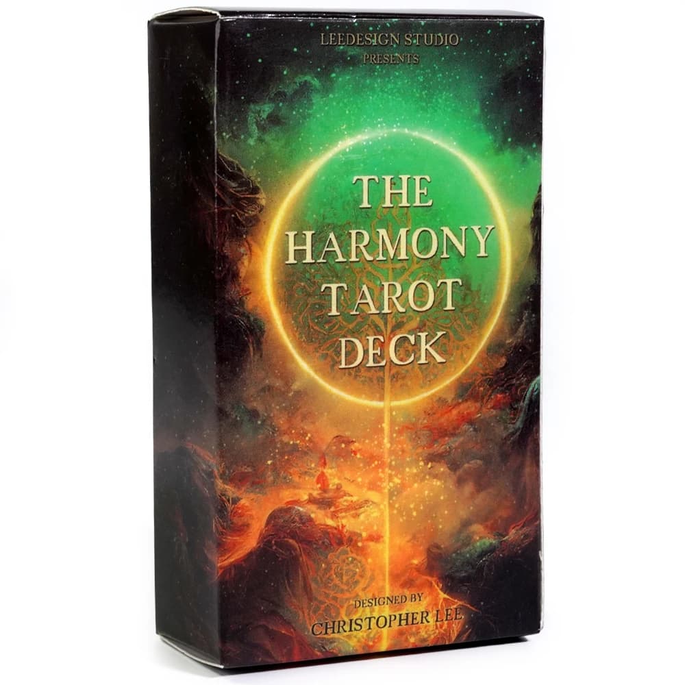 Nuovo The Harmony Tarot Deck 78 carte dal design unico create da Harmonizzazione dei due mondi dell'IA e dei giochi da tavolo di creatività umana