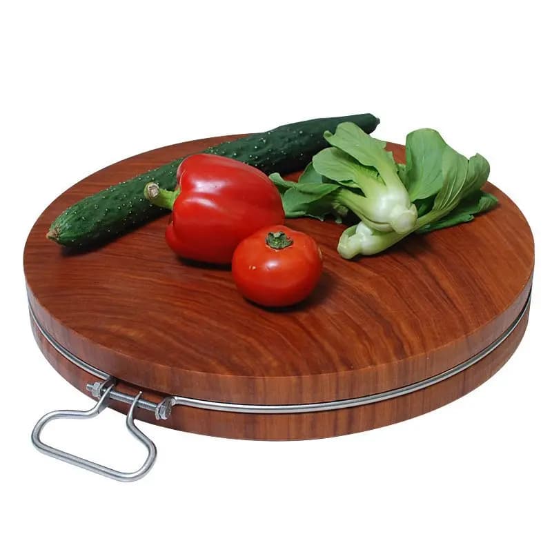 Tagliere per legno in ferro da taglio per vongole, solido, resistente alle crepe domestiche e resistente alla muffa, intero