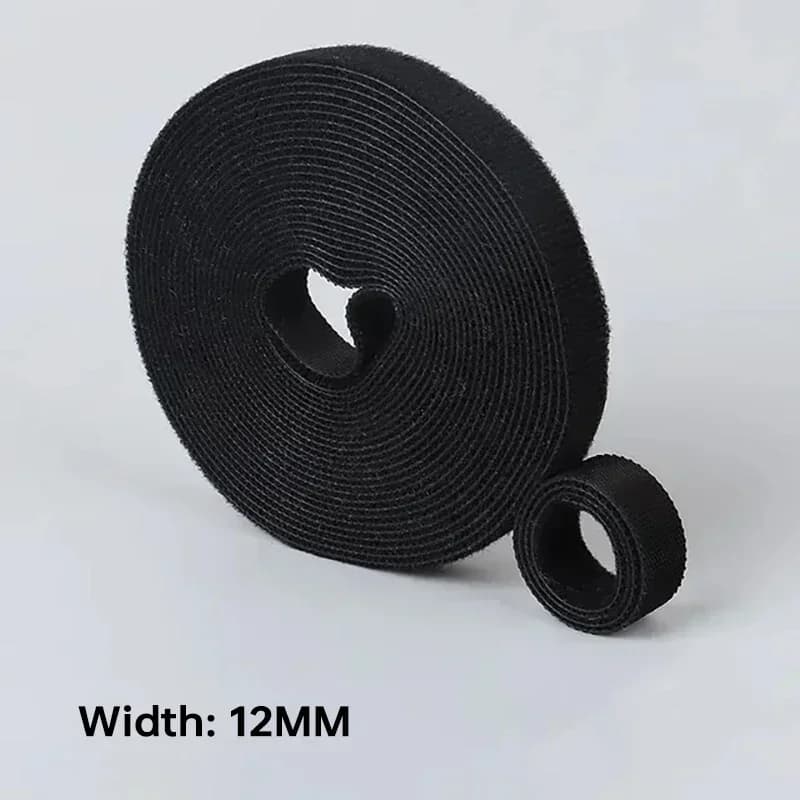 Wholesale 2/5M/Roll 12mm USB nylon Management Width Cable Winder Organizer Cable Free Cut Ties Mouse earphone Cord cable ties