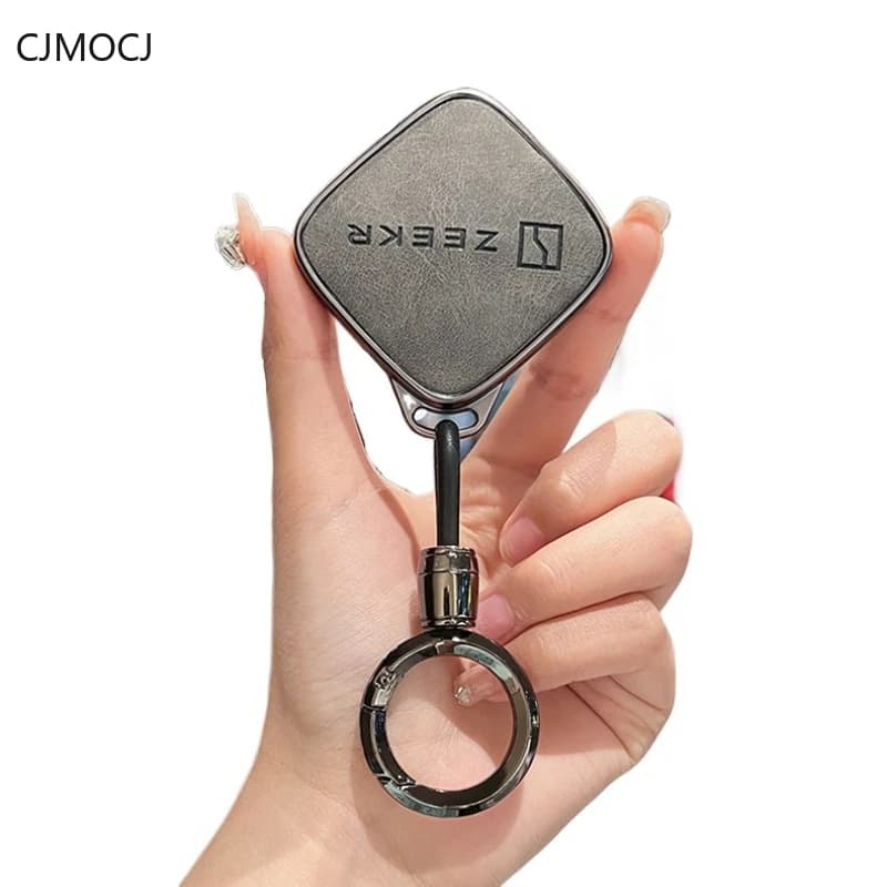Custodia Protettiva Premium in TPU per Chiave Zeekr 001 / 007 / 009 (2025-2026) - Guscio Protettivo per Chiave con Portachiavi Fidget Spinner