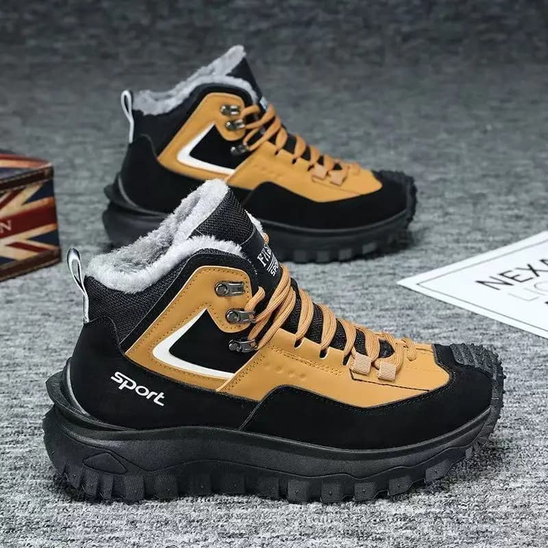Size 48 Sneakers Men's Casual Boots in Fashion Leather for Men's Anti-slip Wear Resistant Climbing Shoes for Men's Tennis sneaker