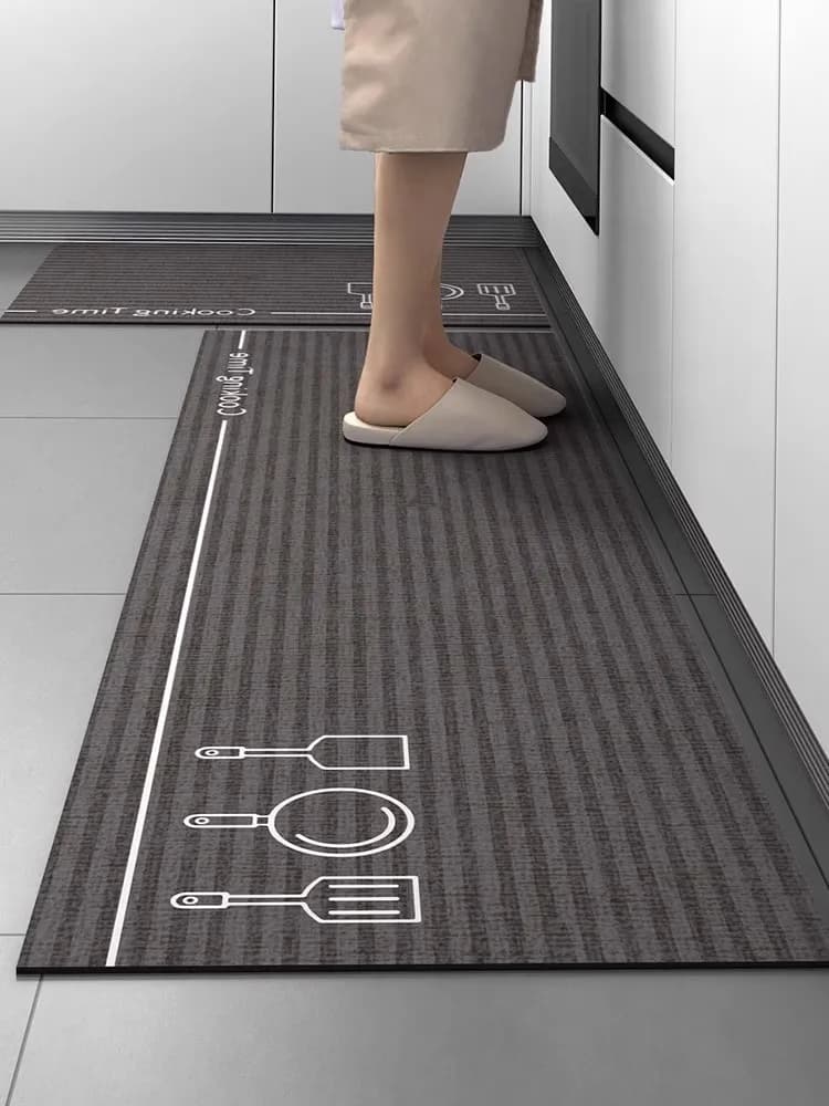 Nuovo tappetino in diatomea Tappeto da cucina Tappeto lungo da cucina antiscivolo Tappetini super assorbenti Tappeti zerbino d'ingresso per soggiorno