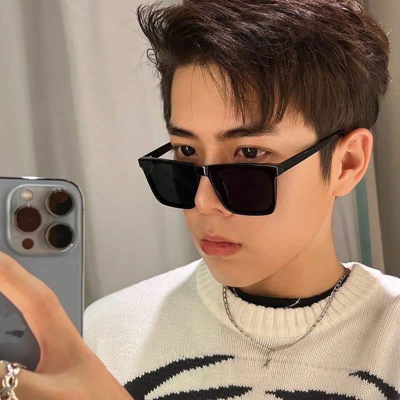 Fashion Square sunglasses for women and men, rectangular, design, luxury, unisex, classic, vintage, outdoor.