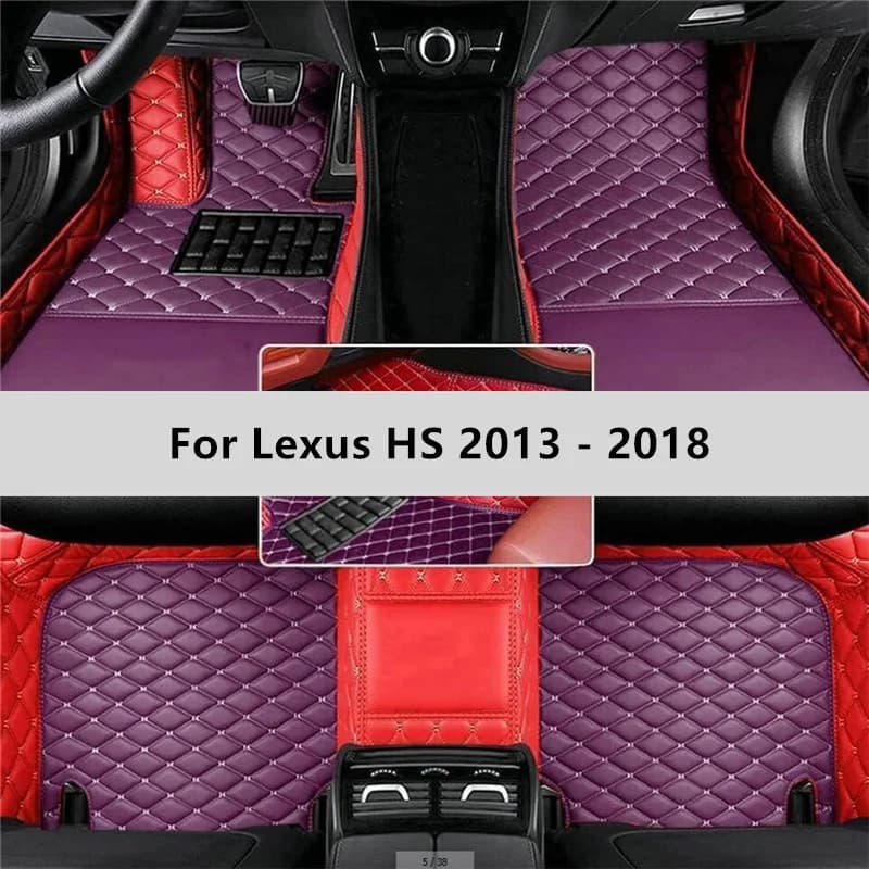 Tappetini per auto personalizzati per Lexus HS 2013 - 2018 Tappetino per auto Accessori interni