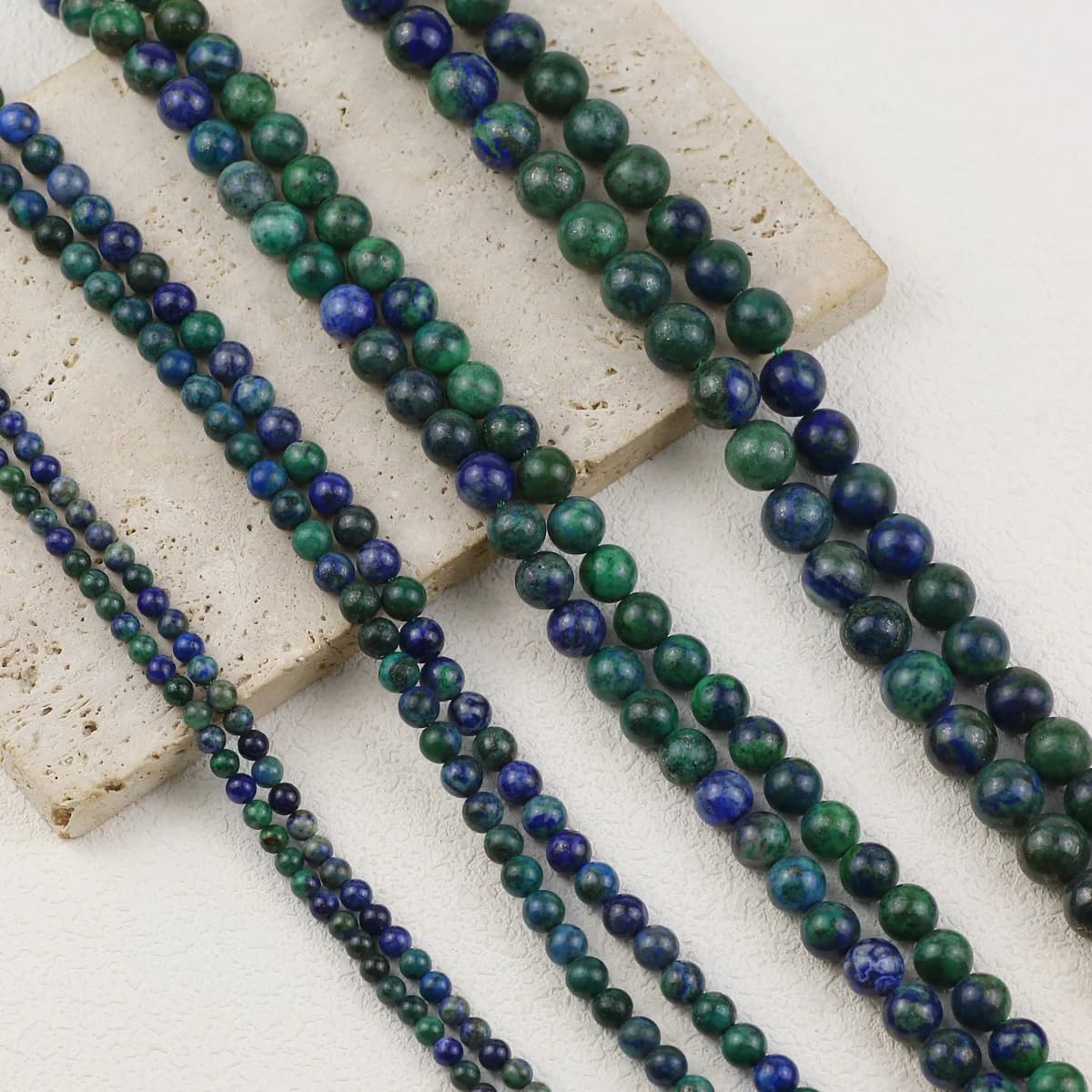 Phoenix Lapis Lazuli Natural Stone Ore Round Loose Beads Ball For Jewelry Bracelet Necklace Making DIY Accessories 4/6/8/10/12MM