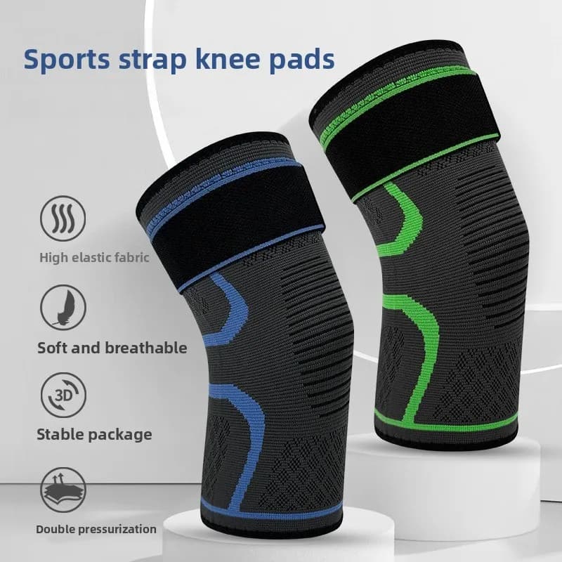 Supporto per Ginocchio Elastico e Traspirante, Protezione per Sport, Palestra, Basket, Pallavolo, Corsa, Alpinismo