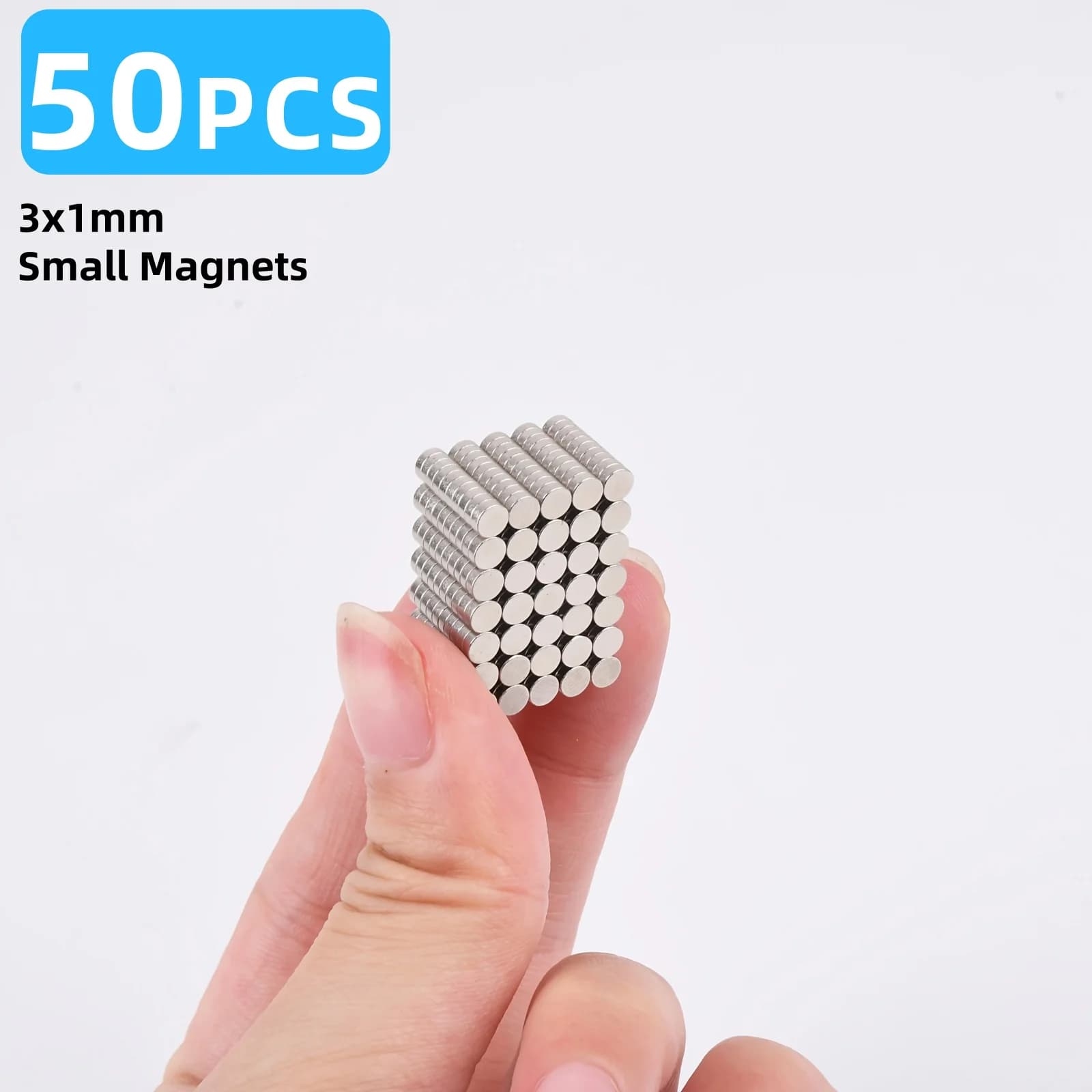 Mini magnete rotondo piccolo da 3 mm x 1 mm 0,118 "x 0,039", magnete 3 * 1 mm adatto per elementi di fissaggio adesivi, ufficio, frigorifero