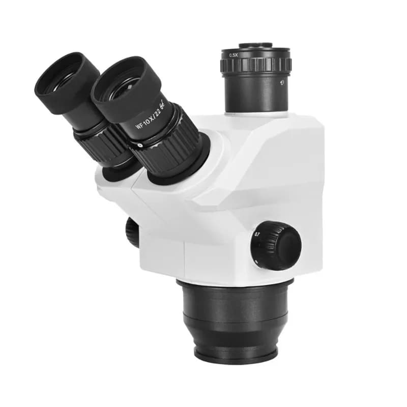 Lente per microscopio binoculare/trinoculare, accessori per zoom continuo, corpo specchio, staffa, testa, oculare