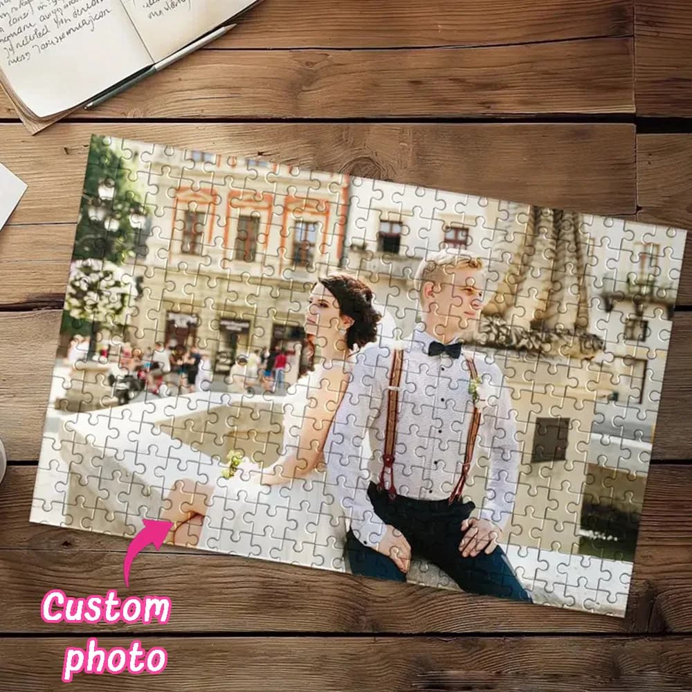DIY custom photo puzzle, Wooden customized photo puzzle, Puzzles for puzzle families, customized gifts