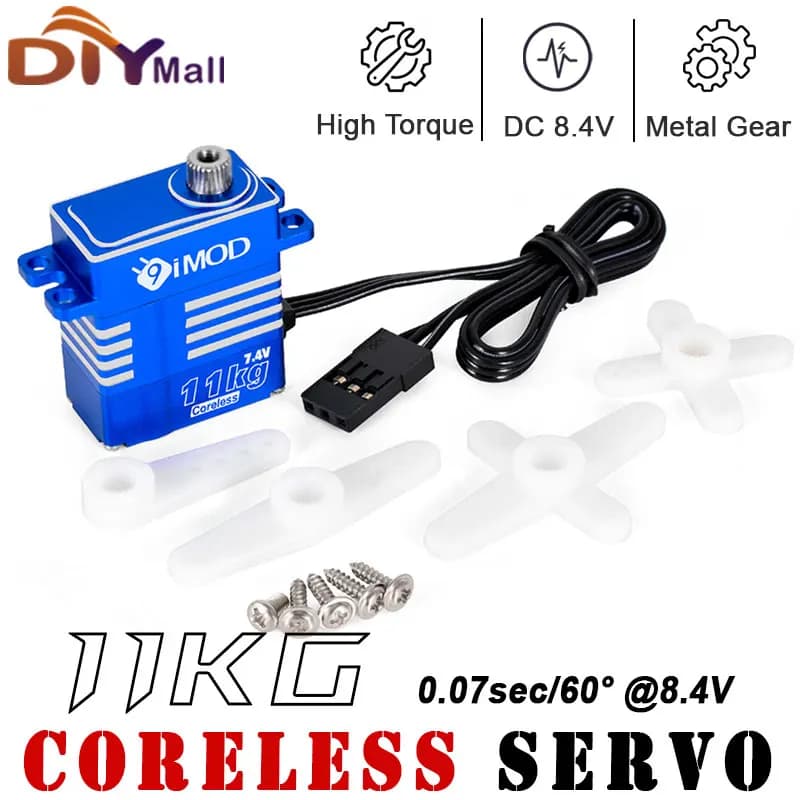 11KG 9IMOD Mini Servo Digitale Coreless Motore Full Metal Gear HV 4.8-8.4V Per RC Auto Elicottero Aereo Drone Accessori FAI DA TE