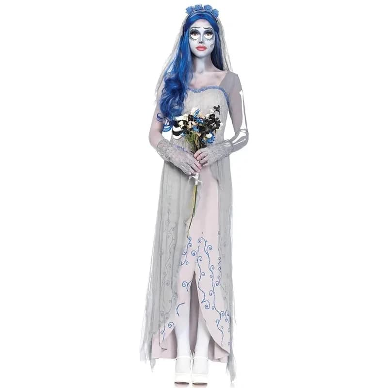 2026 Dress For Female Cosplay Party Devil Corpse Bride Costumes Halloween Women Scary Vampire Costume Clothes Witch AJ5O9