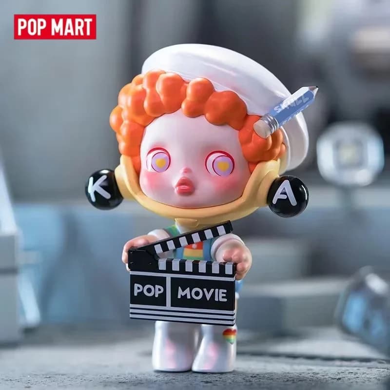 POP MART SkullPanda Action Cut Series Blind Box Kawaii Guess Bag Giocattoli Decorazione da Scrivania Sorpresa Anime Action Figure Ornamento