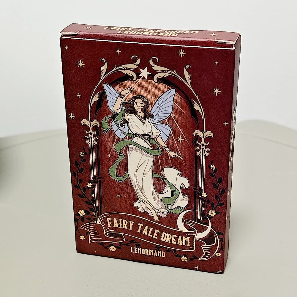 Fairy Tale Dream Lenormand Deck 42 pezzi Rana System 10 * 6 cm Cartoline Lenormand Cartoon