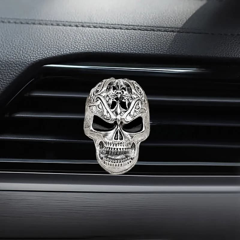 New Skull Style Perfume bottle car Air conditioning outlet perfume car perfume car interior accessories car fragrance
