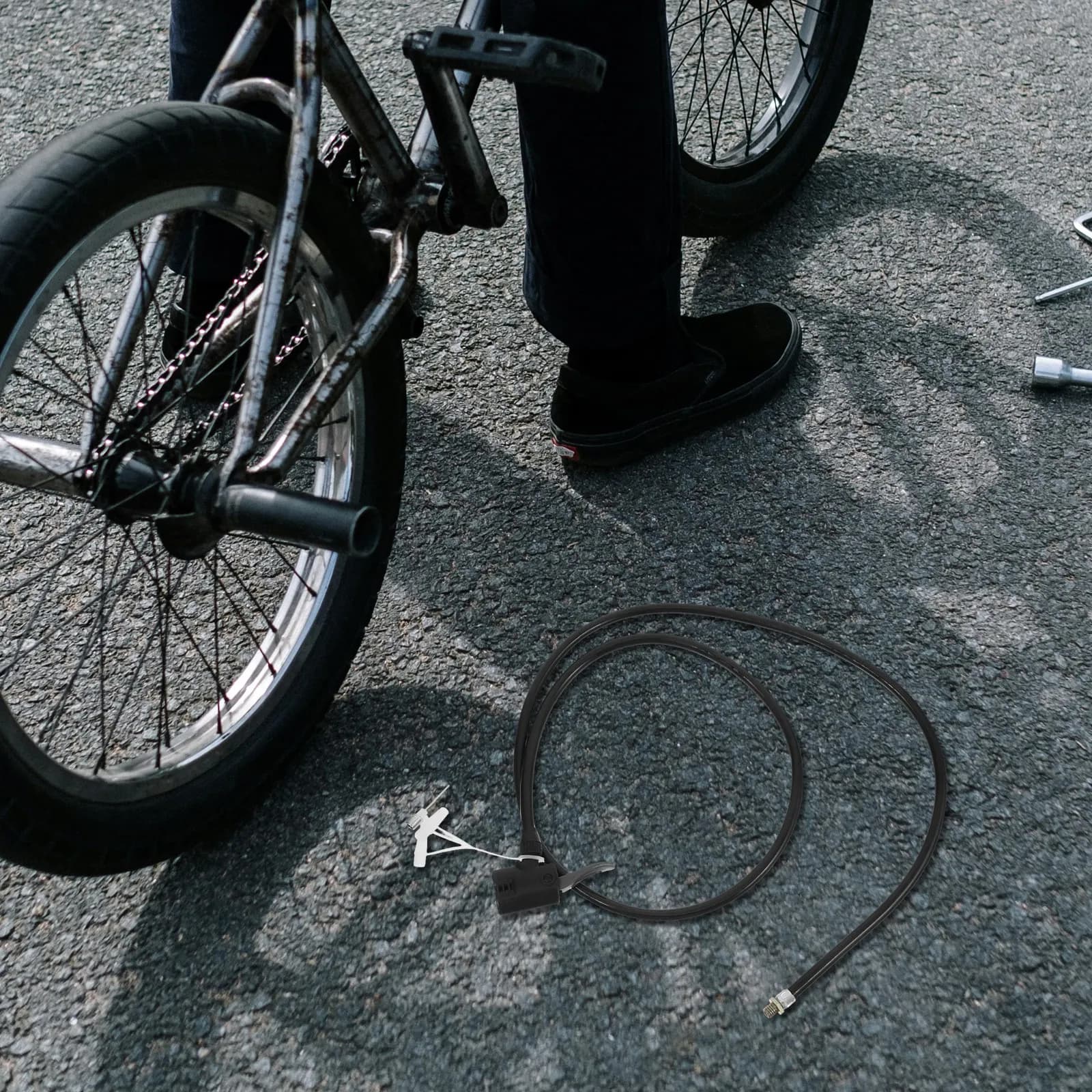 Adattatore per Tubo di Gonfiaggio, Tubo di Prolunga per Pompa Gonfiabile, Tubo Gonfiatore Pneumatici, Tubo per Bici