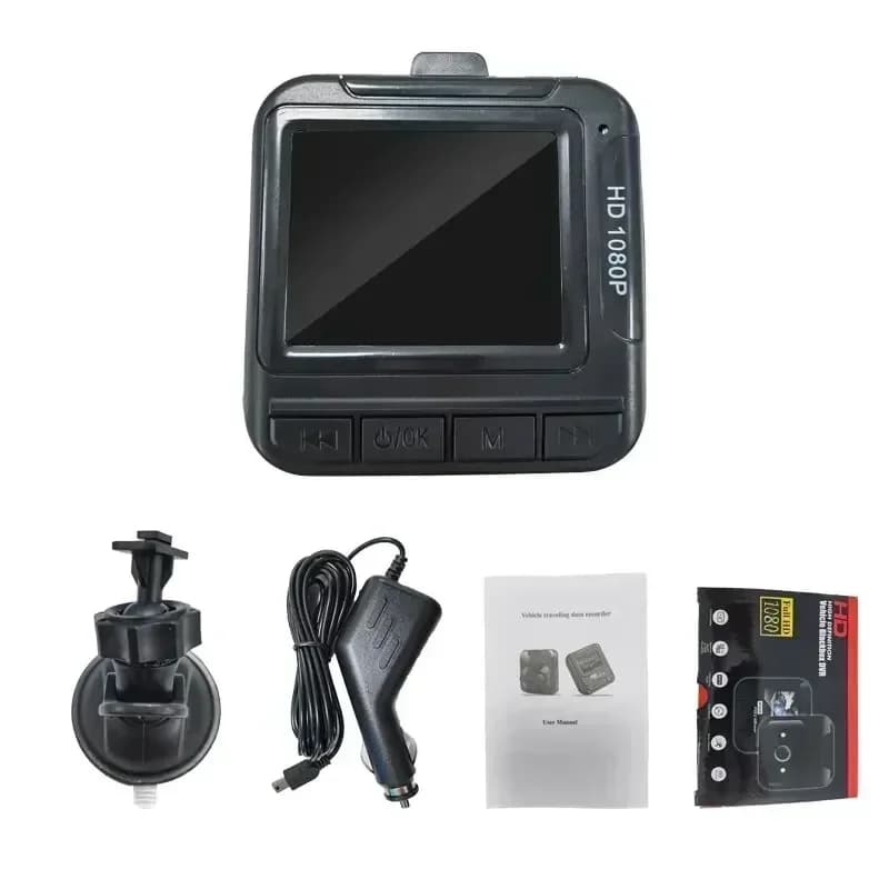 FLIXIVI 2026 Car Camera HD 1080P Dashcam DVR - Auto Retrovisor Mirror Recorder