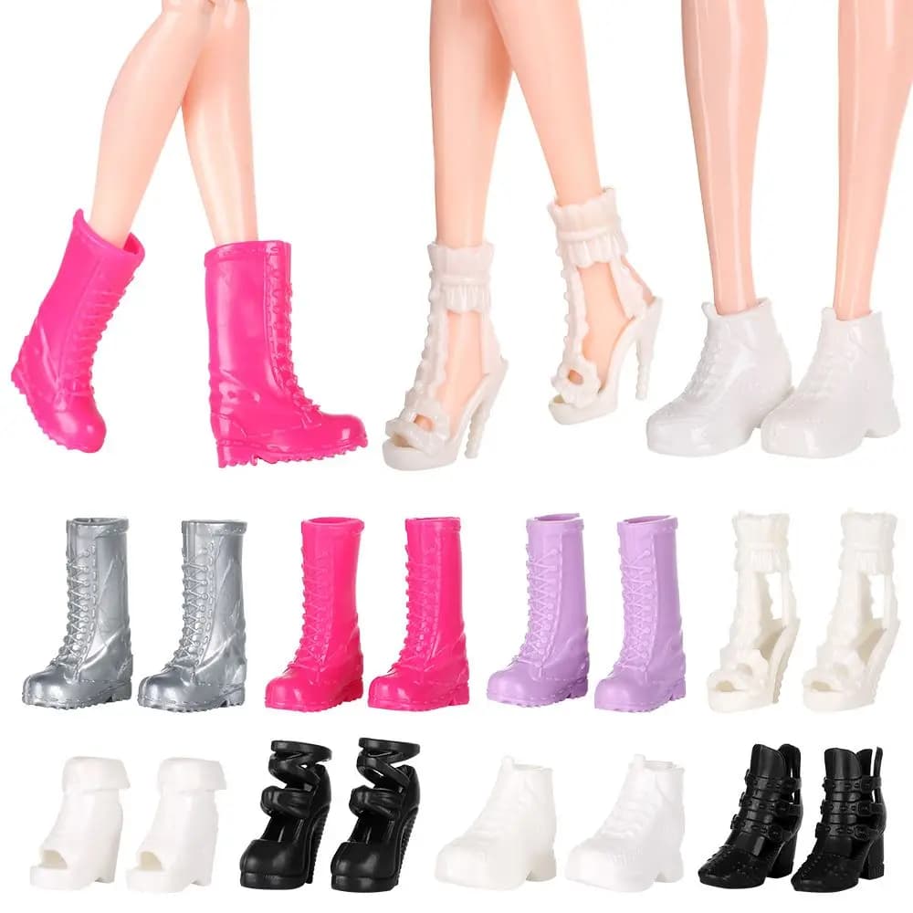 1 paio di scarpe da bambola di qualità 1/6 tacchi alti Super modello 30cm figura bambola sandalo bambola scarpe Casual stivali da bambola femminile accessori per bambole