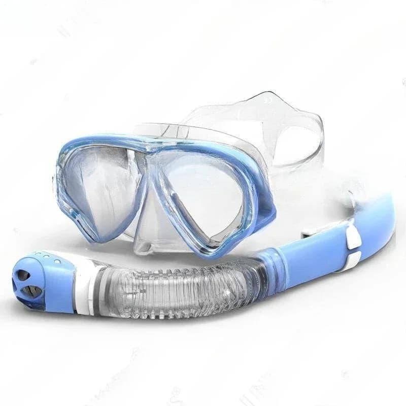 Diving glasses for children underwater mask floating flat light waterproof mask for snorkeling high-definition product parent-son