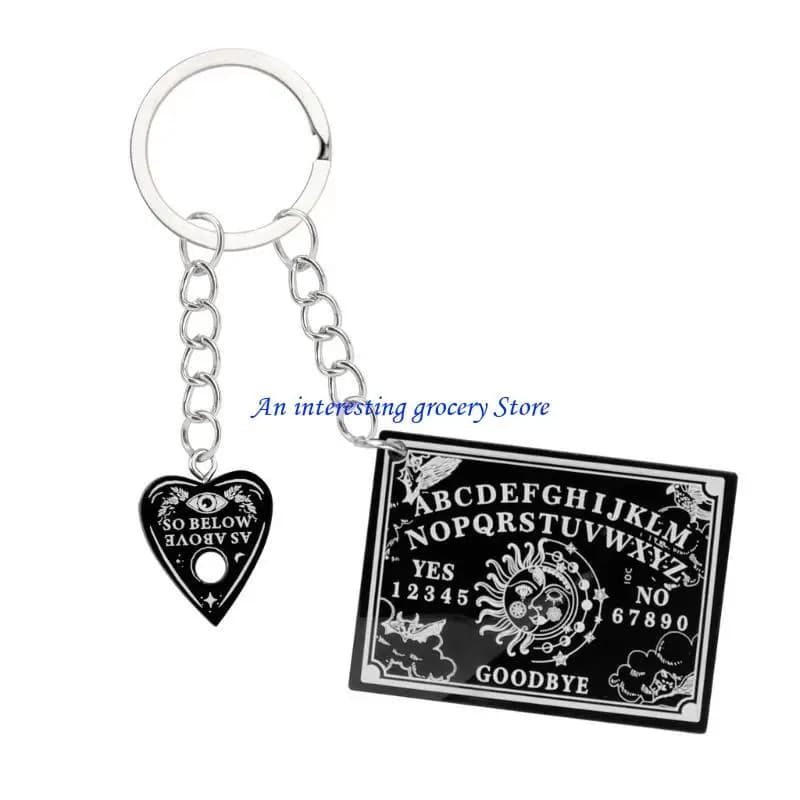 652d collane che producono gioielli per tarocchi fai -da -te Planchette Spirit Board Keeychain