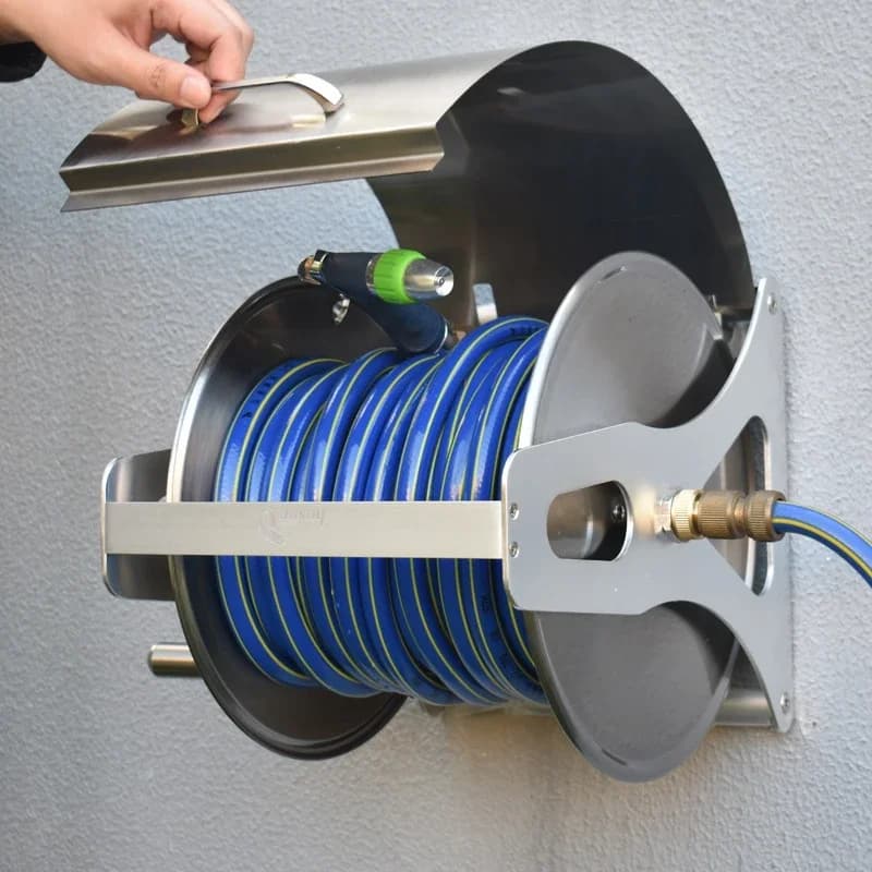 Home Gardening Watering Machine, Car Wash, High Pressure Water Pipe, Storage Pipe, Car Door, Stainless Steel Pipe Organizer