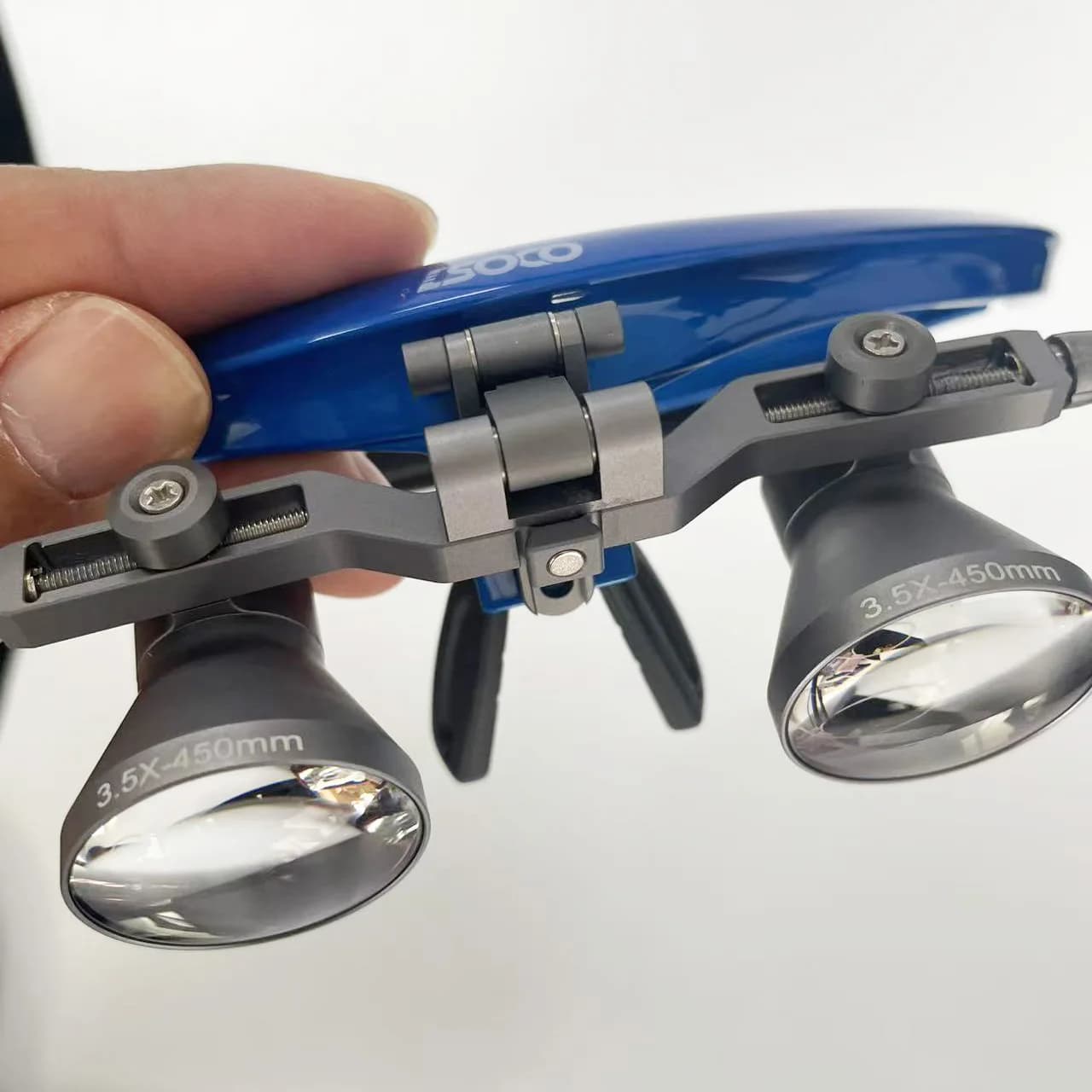 Occhiali Ingrandenti Dentali 2.5X 3.5X, Lenti d'Ingrandimento Binoculari con IPD Regolabile, Lente d'Ingrandimento Medica Montata sulla Testa, Lente Chirurgica