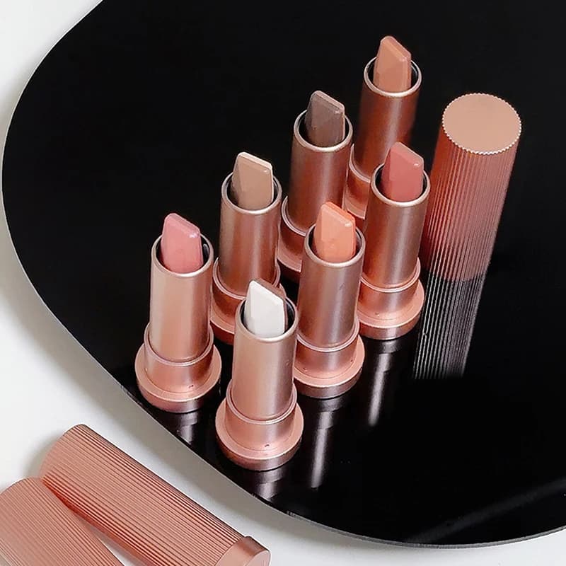 Double Color Flammed Glittered Umbrella Stick Pivot Highlight Pearled Pen Waterproof Enlighten the Eye Makeup Tool