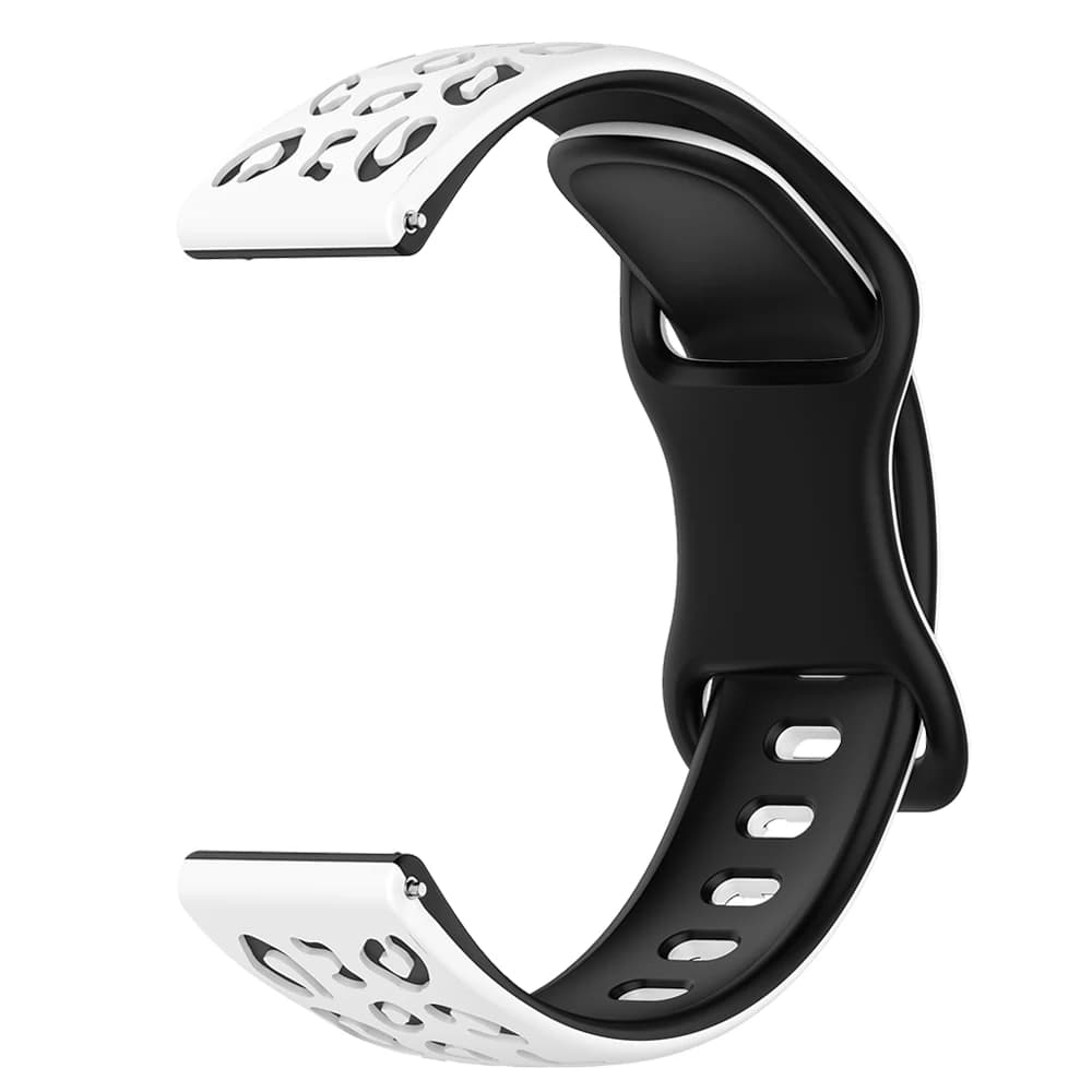 Cinturino da 20mm 22mm per Galaxy Watch 6/4/5 Pro/Classic/Gear S3/Active 2, Stampa Leopardata, Impermeabile, in Silicone, Sportivo, per Uomo e Donna