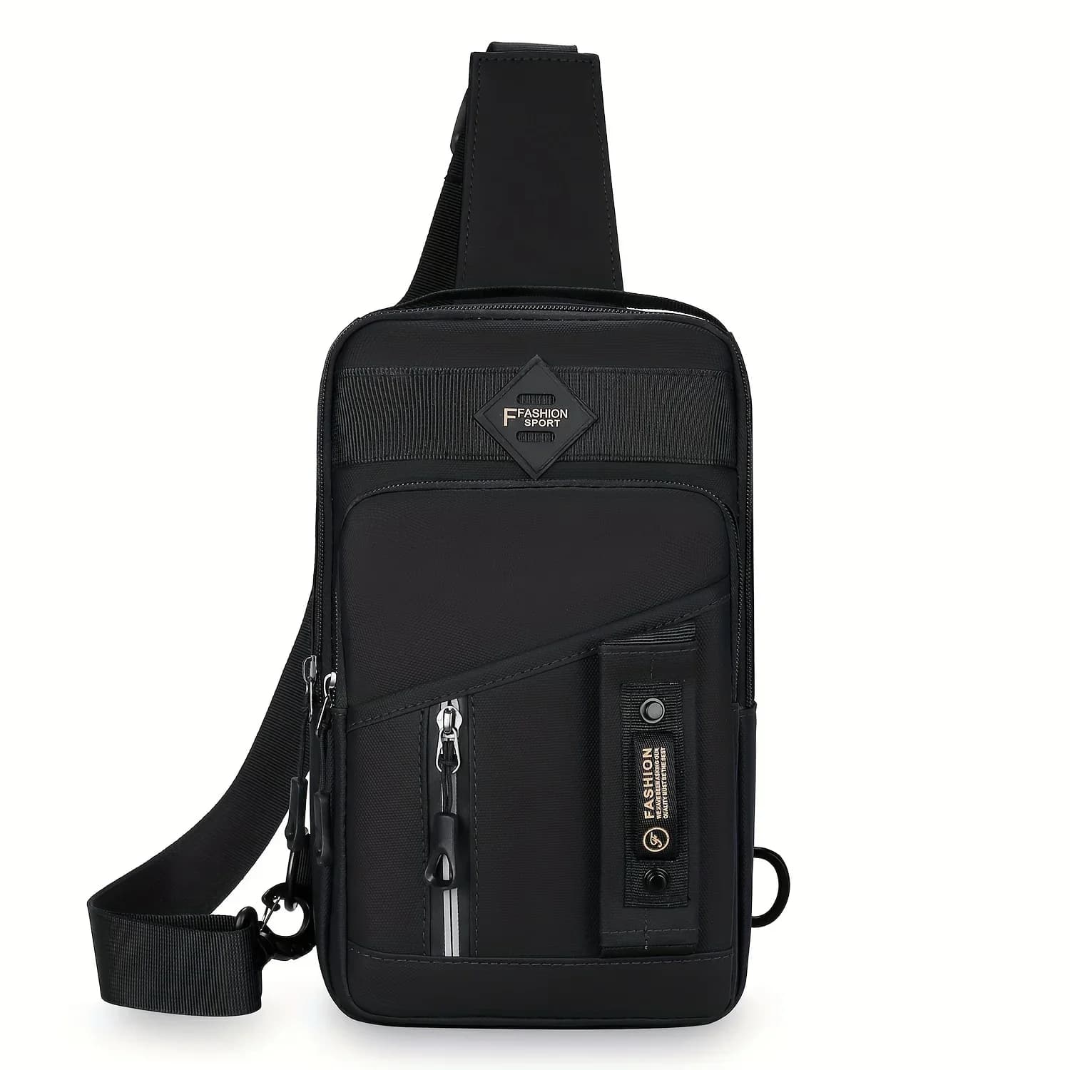 Multifunctional Sling Chest Crossbody Bag for Men, Multi Purpose Shoulder Pack for Daily Travel Outdoor Casual Daily Use