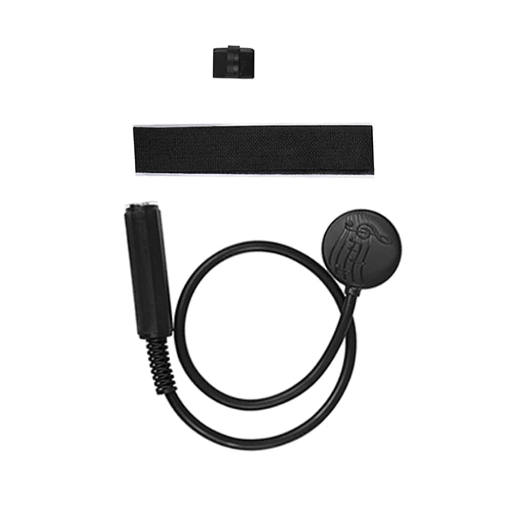 Microfono a Condensatore Portatile in Gomma, Microfono a Contatto Generale, Accessori per Strumenti Musicali per Banjo e Ukulele