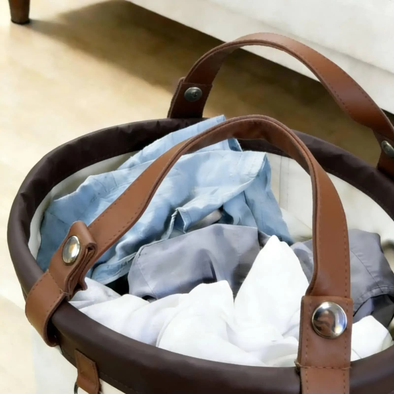 Large Rolling Laundry Basket Removable Inner Bag Stable Locking Wheels Water Resistant Organizer for Laundry Space