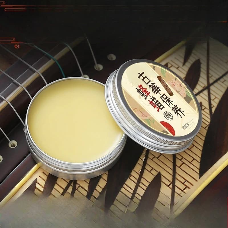 Cera Naturale di Cera d'Api per la Cura degli Strumenti Musicali: Crema Lucidante, Idratante e Detergente per Chitarra, Pianoforte, Guzheng, Erhu