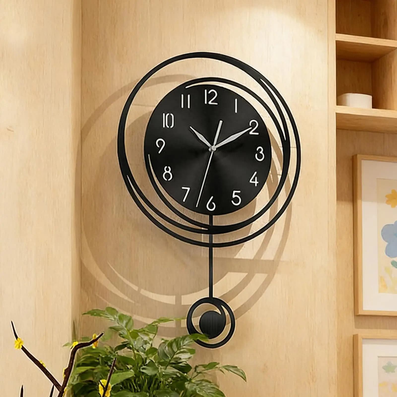 Acrylic Wall Clock, Aesthetic Home Decoration, Battery Function, For Bedroom, Living Room, Kitchen, Bathroom, Apartment