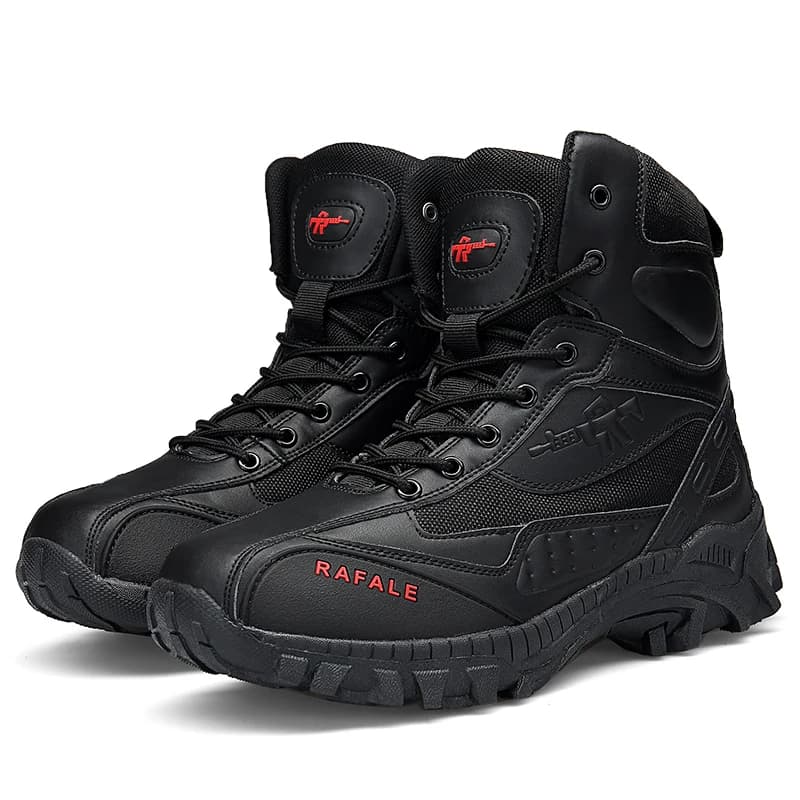 Stivali da uomo Stivali tattici da deserto alti Scarpe da trekking da uomo Scarpe da ginnastica di sicurezza per lavoro alla caviglia all'aperto