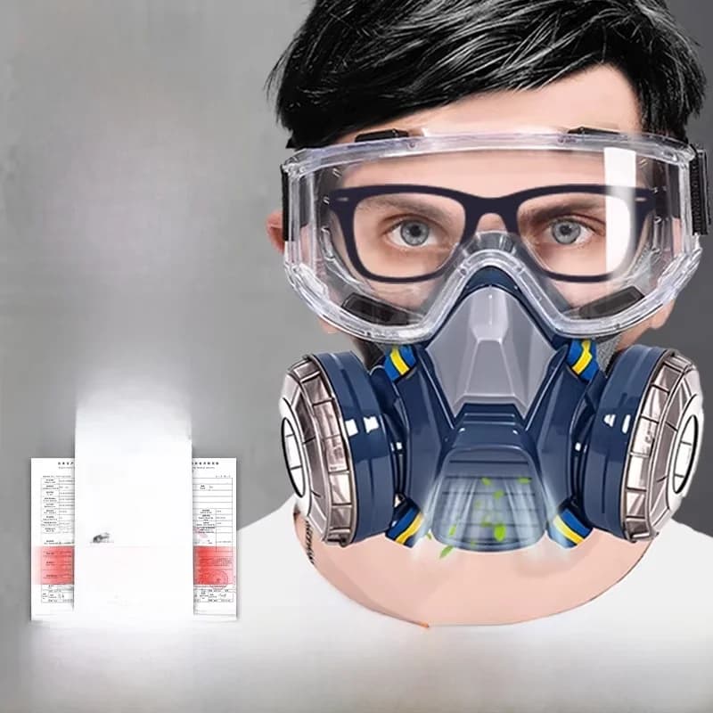 Maschera Antipolvere Resistente N95 Facile da Respirare, Maschera Industriale Antipolvere e Antipneumonia, Maschera Traspirante Antipolvere per Lavoratori