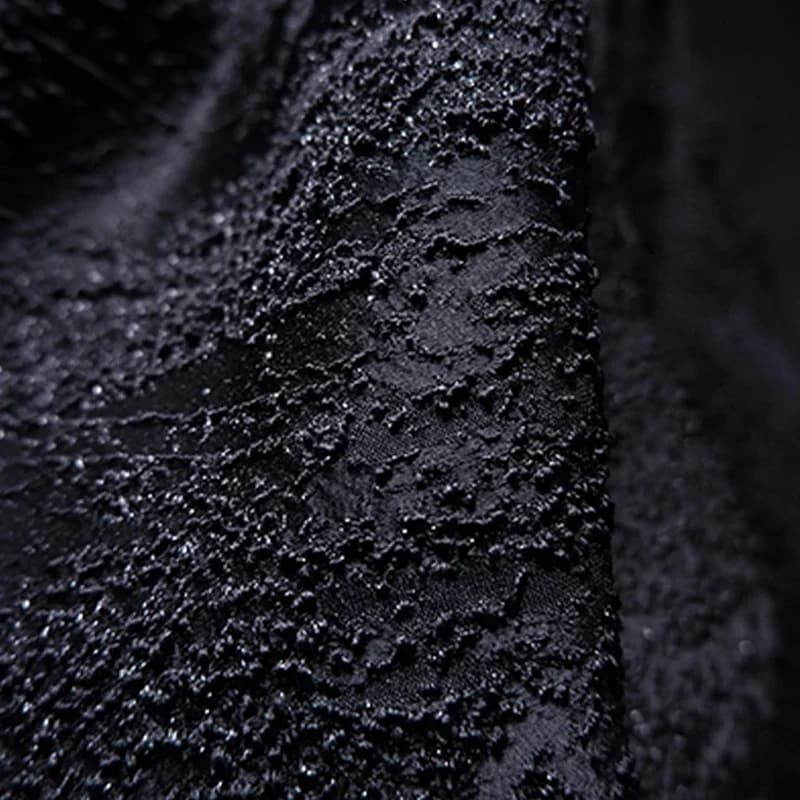 Irregular 3D Particle Jacquard Fabric for Coat Jacket Outerwear Textured Blended Handmade DIY Designer Sewing Material