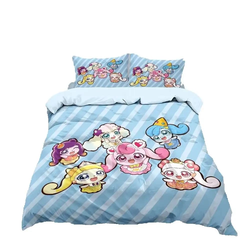 New Cartoon Catch! Teenieping Duvet Cover Pillowcase Print Lumi Heartsping Bedding Set For Kids Adults Single Double Large Sizes
