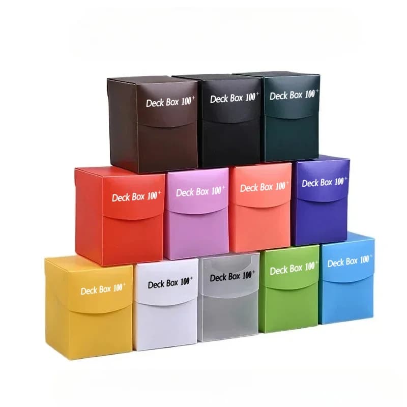 Deck Trading Cards Box for 100+ Game Baseball Card Storage Box Playing Card Carrying Case for Family Party Games Supplies
