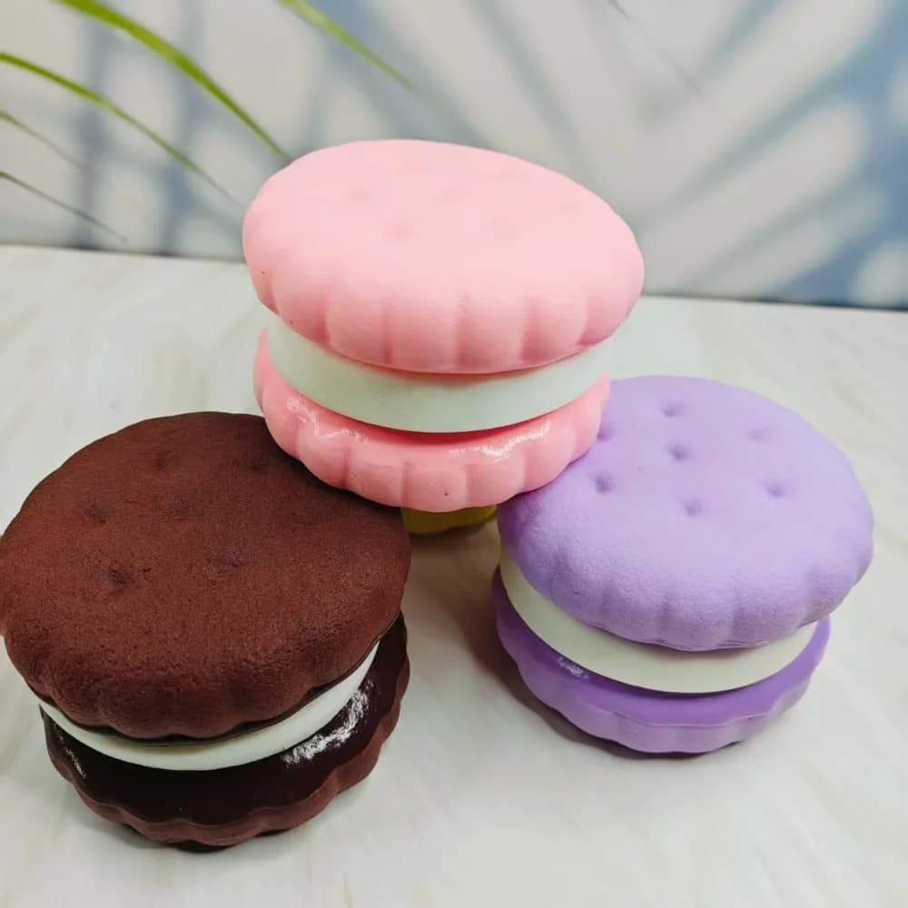 Giocattolo Antistress a Forma di Torta Morbida, Gioco Sensoriale a Lenta Risalita per Ansia, ADHD, Autismo, Regalo per Bambini e Adulti