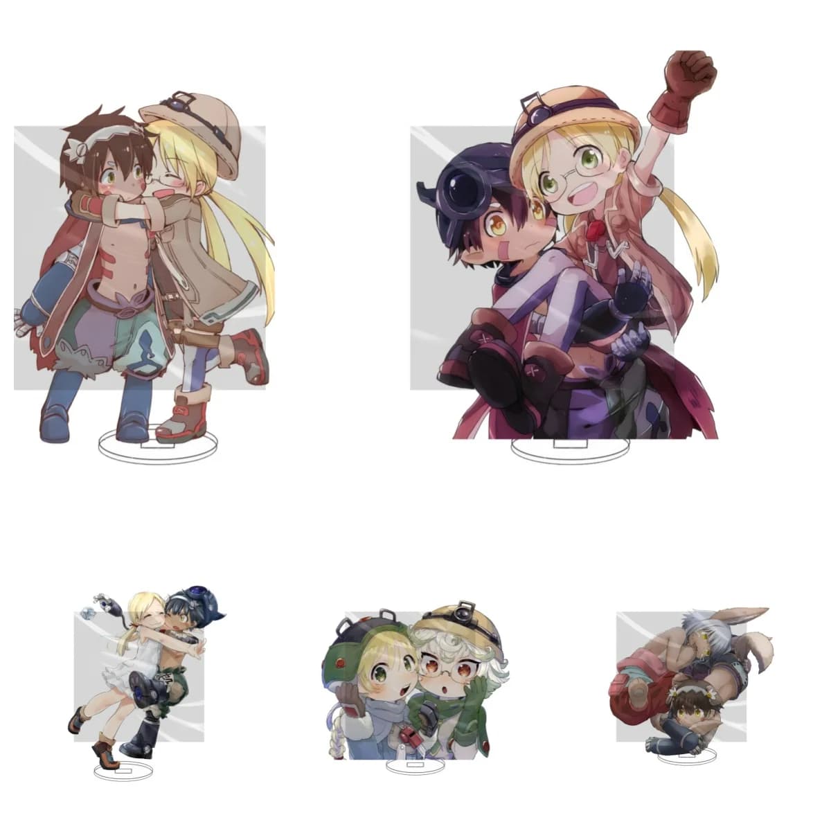 10 cm HOT Anime dall'Abisso Acrilico Cosplay Fascino Personaggi Ornamento Accessori Buoni regali di Natale