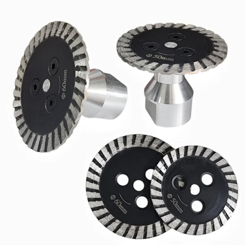 50/60mm Diamond Saw Blade Engraving Marble Removable M14 Thread Flange Mini Grinding Disc For Glass Pebbles Ceramic Crystal Tile